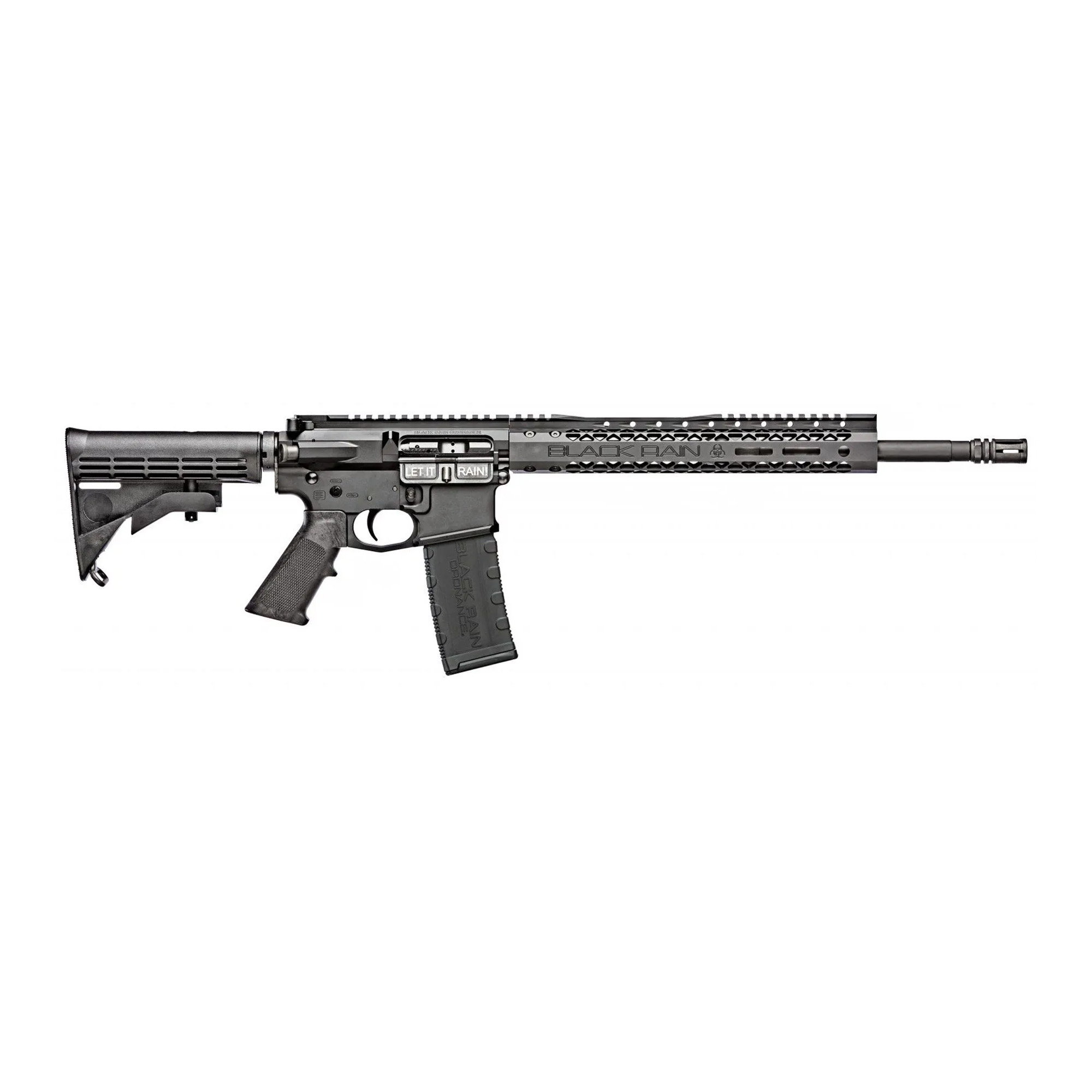 Black Rain Ordnance TYRANT300BLK AR Rifle, .300 AAC Blackout, 16" Chromoly Barrel, Nitride Coated BCG, Billet 7075 T6 Aluminum Receiver, M4 Stock, A2 Flash Hider, 30+1 Capacity, Black