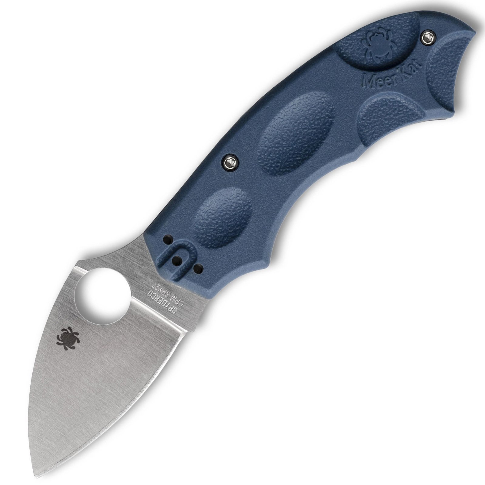 SPYDERCO MEERKAT 2" SAT PLN LEAF FRN HANDLE SPRINT Meerkat, 2" Cpm Spy27 Satin Plain Leaf Blade, Frn Handle Sprint Sprint - SPYDERCO
