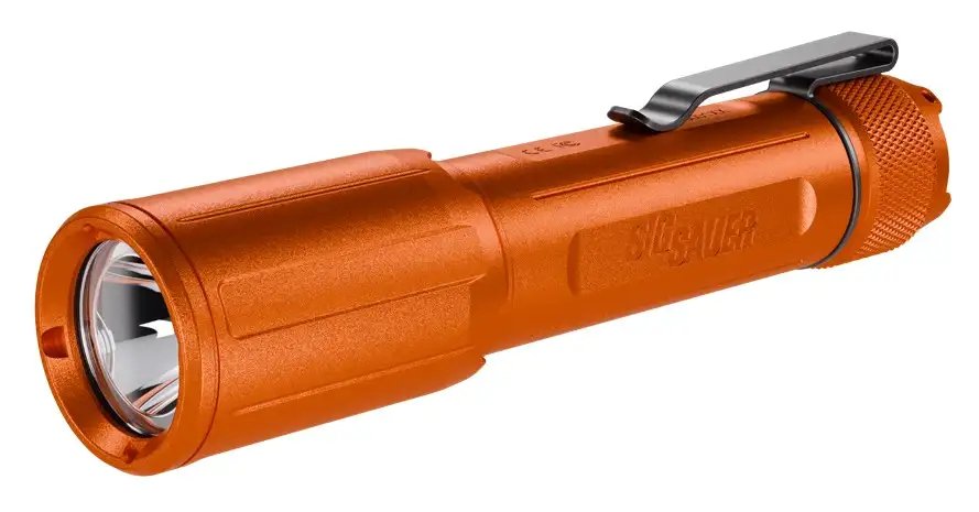 SIG SAUER SOFEF001OR Foxtrot-EDC Marine Orange Integrated SOS Mode Rechargeable White Light SOFEF001OR | MARINE HANDHELD