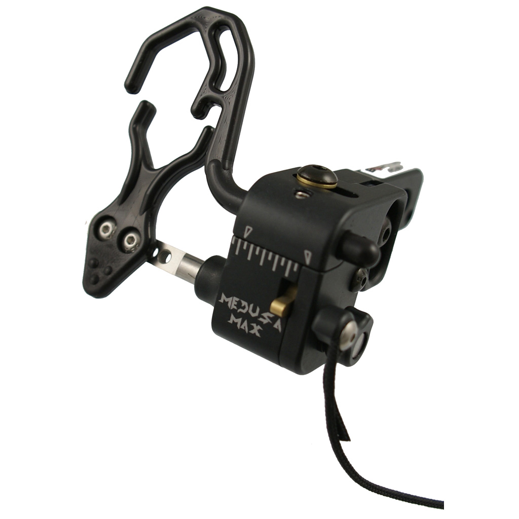 Bowfinger 4161 Medusa Max Rest Black LH Drop Away Arrow Rest 3.4 oz