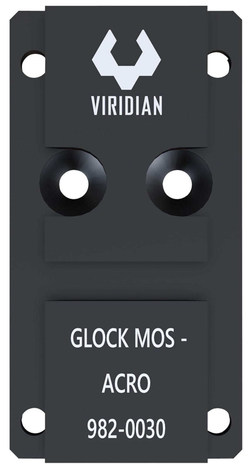 Viridian 9820030 RFX45 Glock MOS Adapter Black Anodized 6061 Aluminum