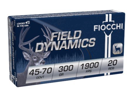 Fiocchi 4570B Field Dynamics Rifle 45-70 GOVT 300gr HPFN 1900 FPS - Fiocchi - HOLLOW POINT FLAT NOSE