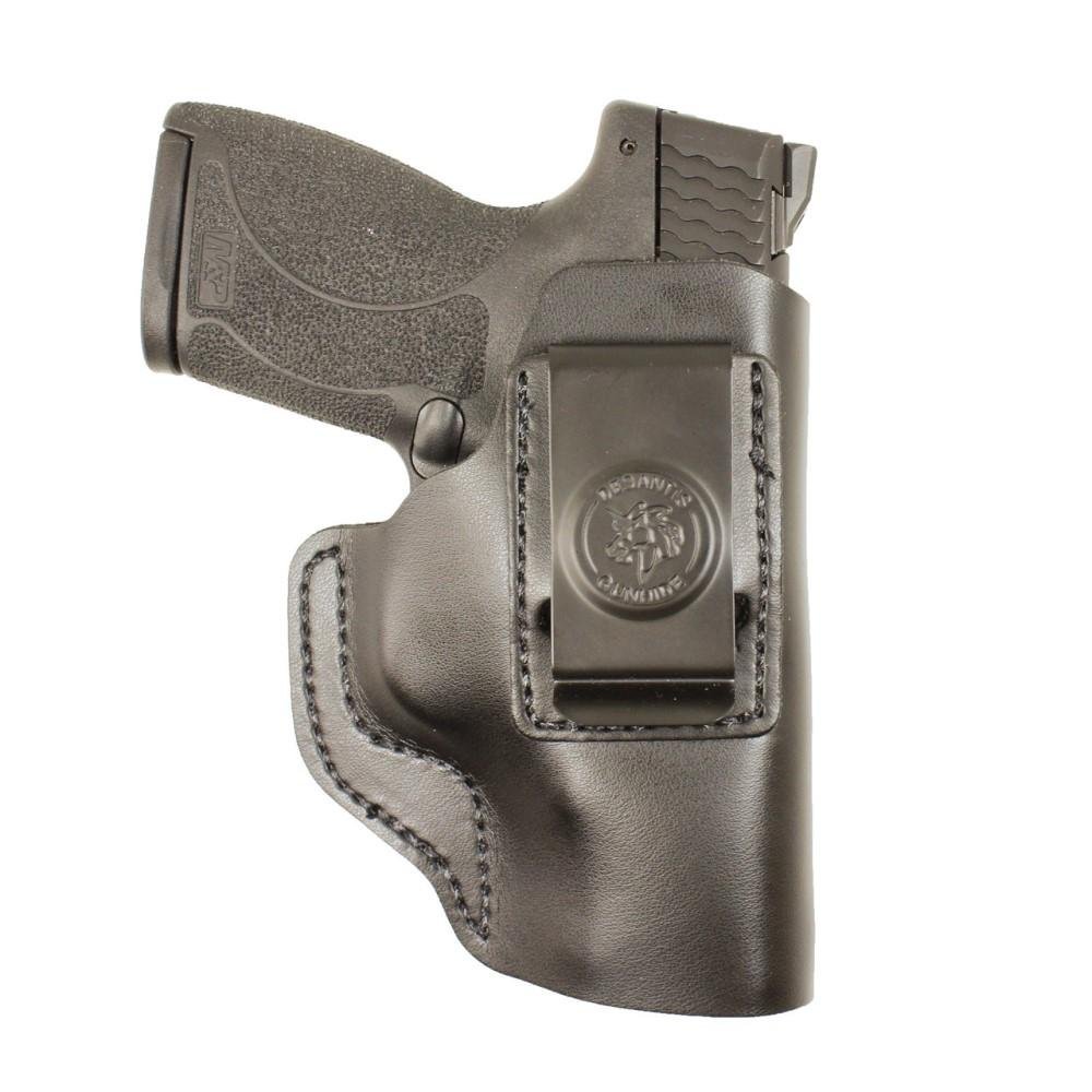 DeSantis 031BA77Z0 Insider IWB Holster Black Leather RH for H&K P2000SK - DeSantis - BLACK