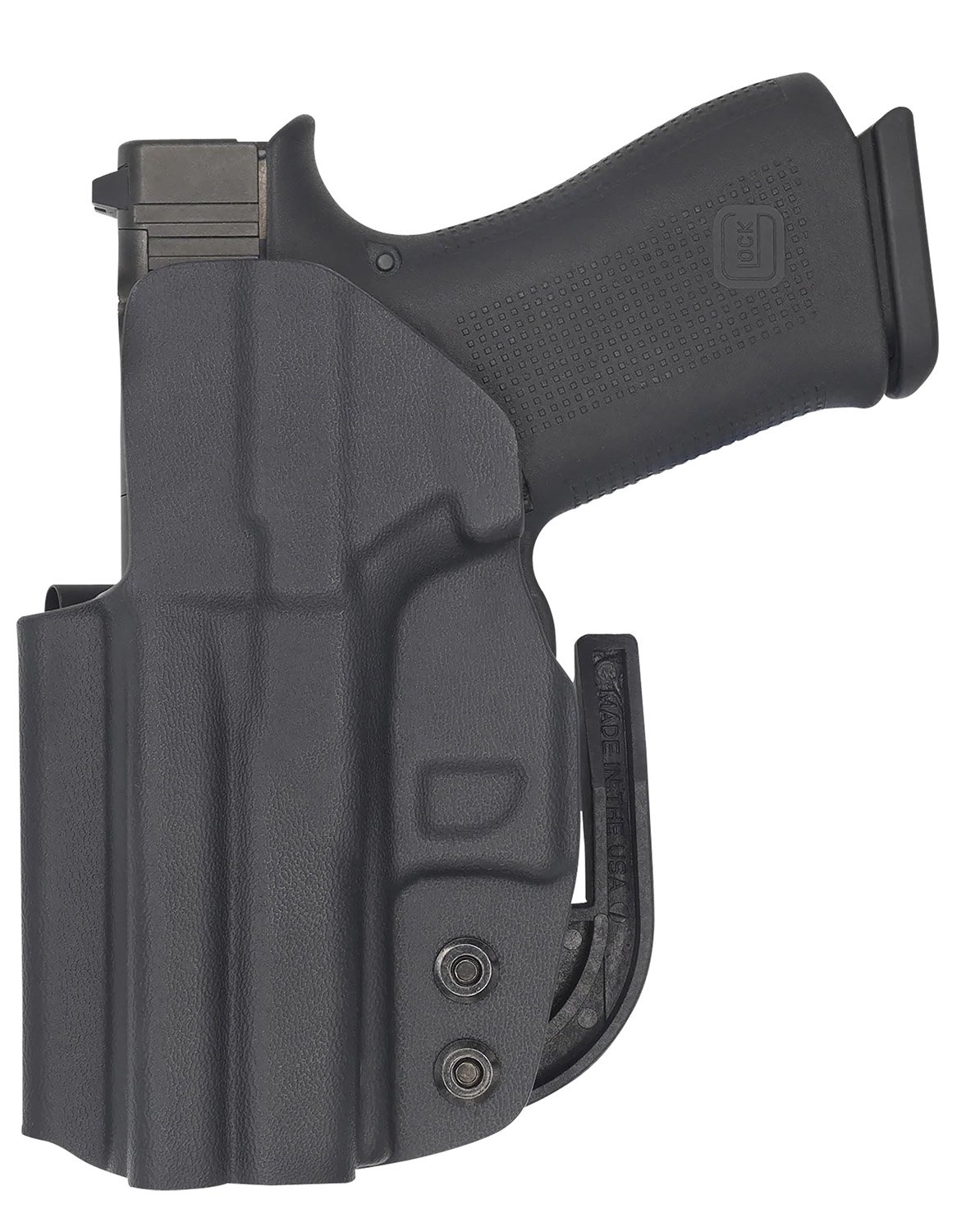 C&G Holsters 0062-100 Covert IWB Kydex Black for Glock 43/43X Right Handed