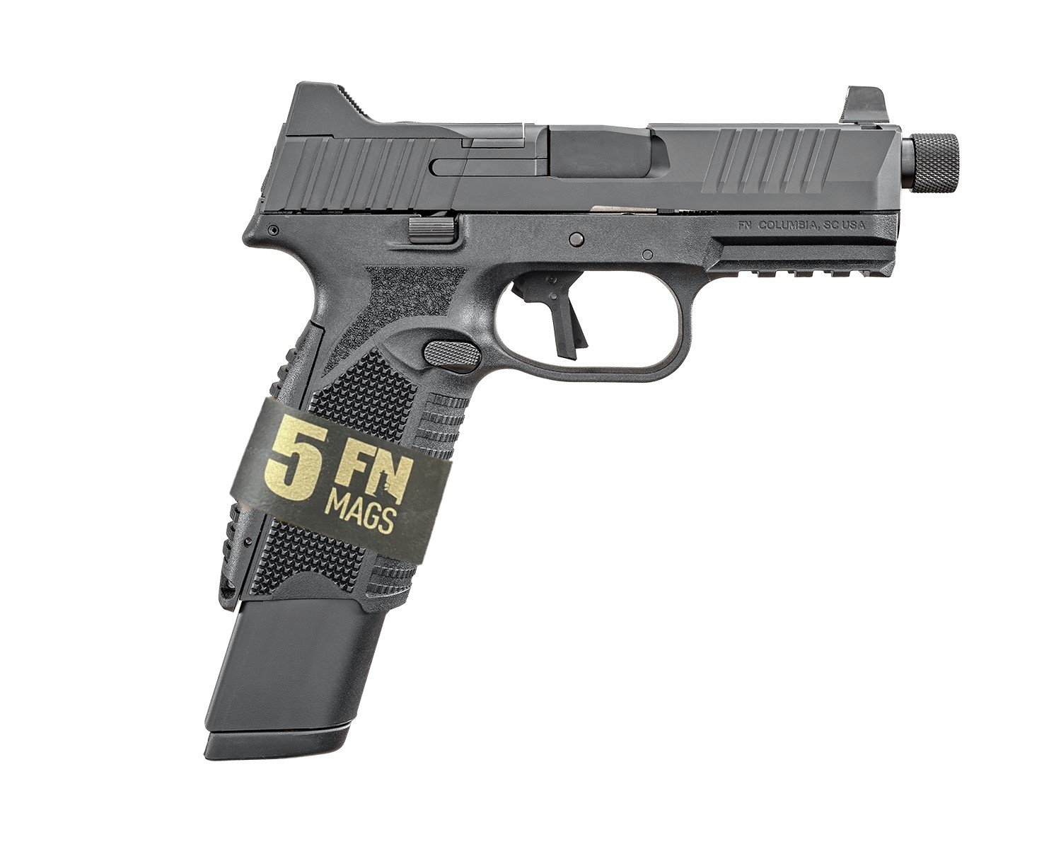 FN 509 Tactical 9mm Pistol 4.5" Barrel Night Sights Black - FN America - 9mm