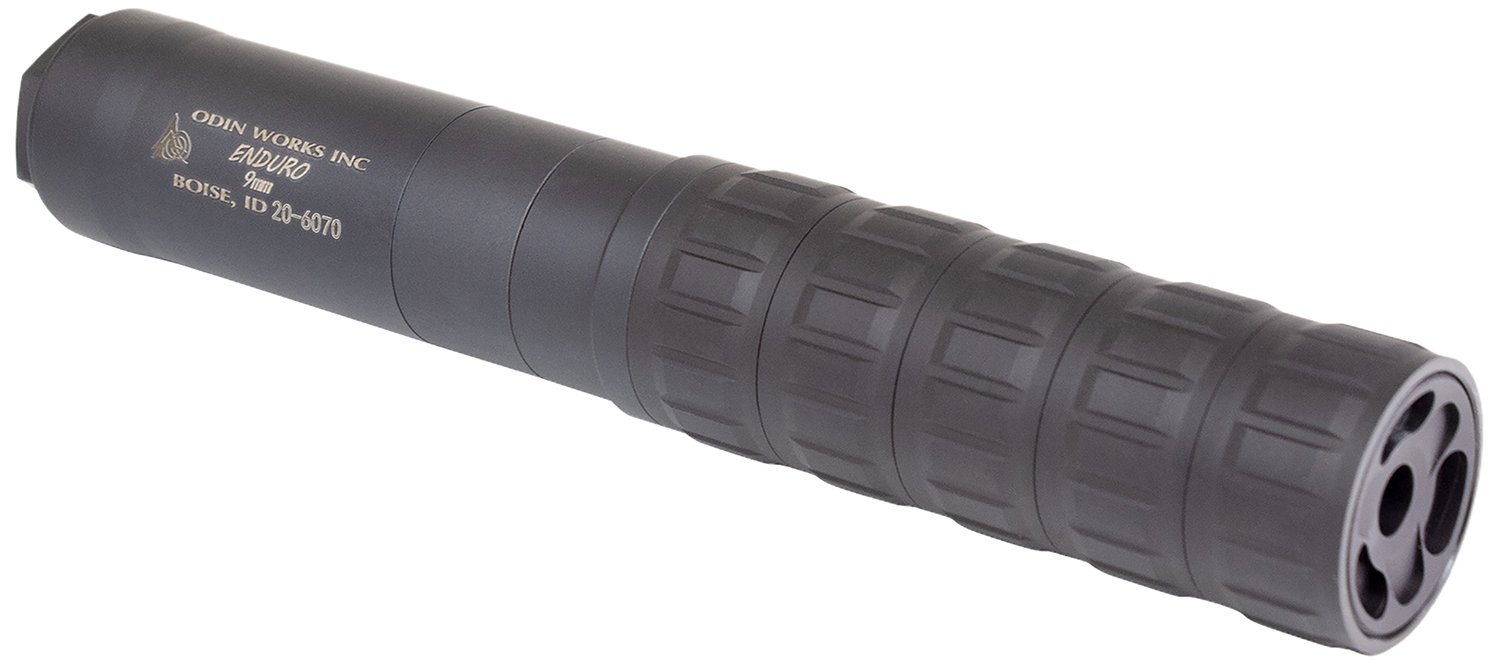 Odin Works SUPTIDUROGREY Enduro Suppressor Black Titanium Multi-Caliber - Odin Works - Multi