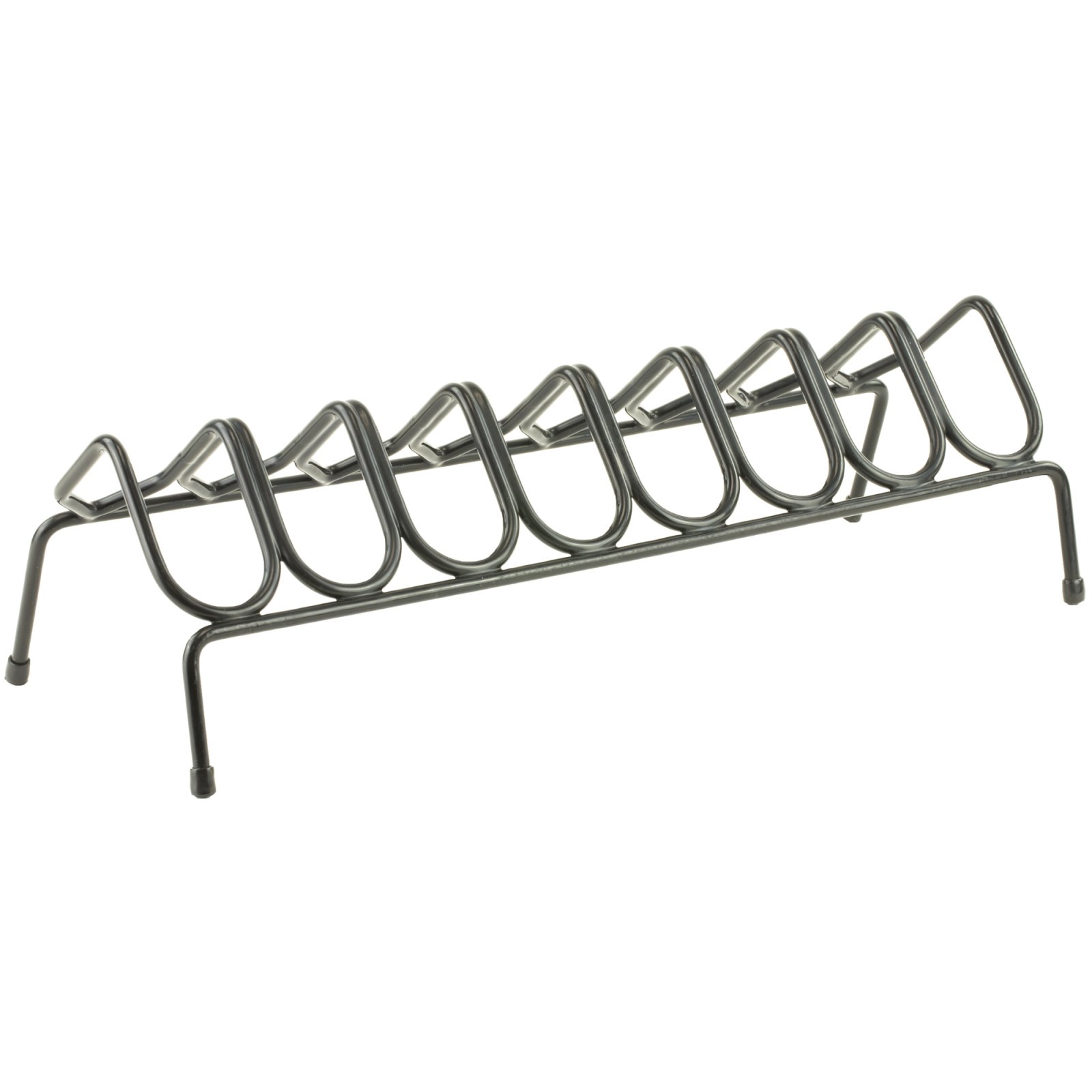 SnapSafe 75840 Pistol Rack Black Steel Holds 8 Guns PVC Coated