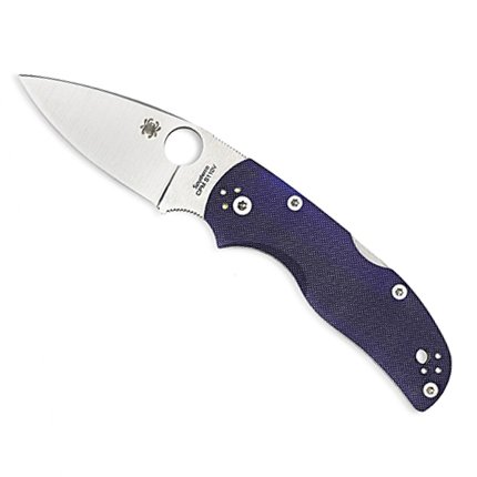 Spyderco C41GPDBL5 Native 5 Knife 2.5" Dark Blue CPM S110V Blade