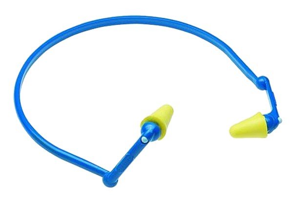 Peltor Sport Banded Ear Plugs & Replace Pods  - PELTOR - YELLOW BUDS WITH ORANGE BAND