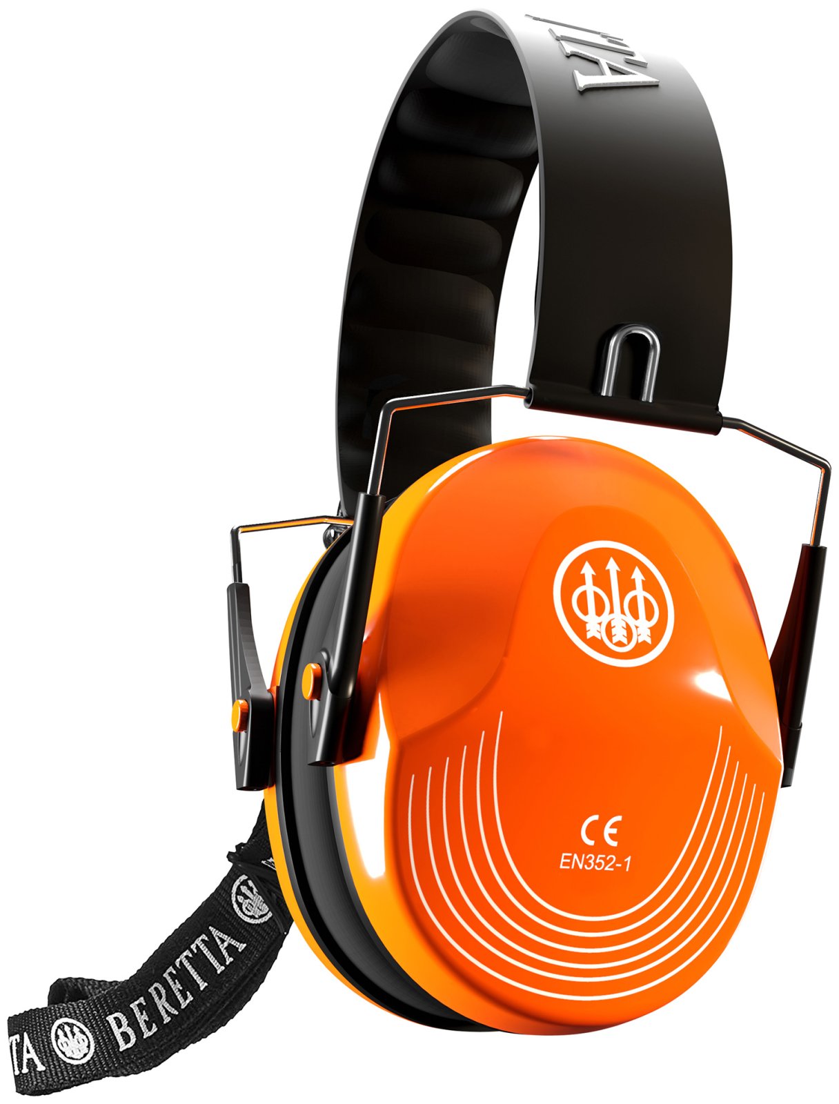 Beretta CF1000000204FF Safety Pro Earmuffs 25dB Florescent Orange/Black - Beretta - FLORESCENT ORANGE/BLACK