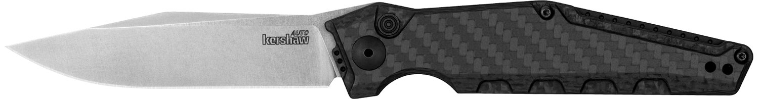 Launch 7 Automatic Knife: Carbon Fiber Handle, 3.75" MagnaCut Blade, USA Made - Kershaw - CLIP POINT