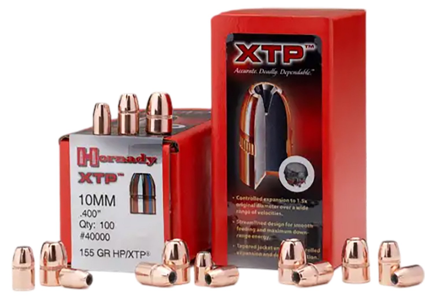 Hornady 45160 XTP Hunting 45 Cal .451 230 gr Hollow Point (HP) - Horn Hunter - 45 Caliber