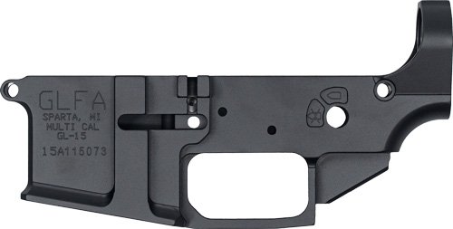 Great Lakes GL15 BLK S Aluminum Black AR15 Lower Receiver