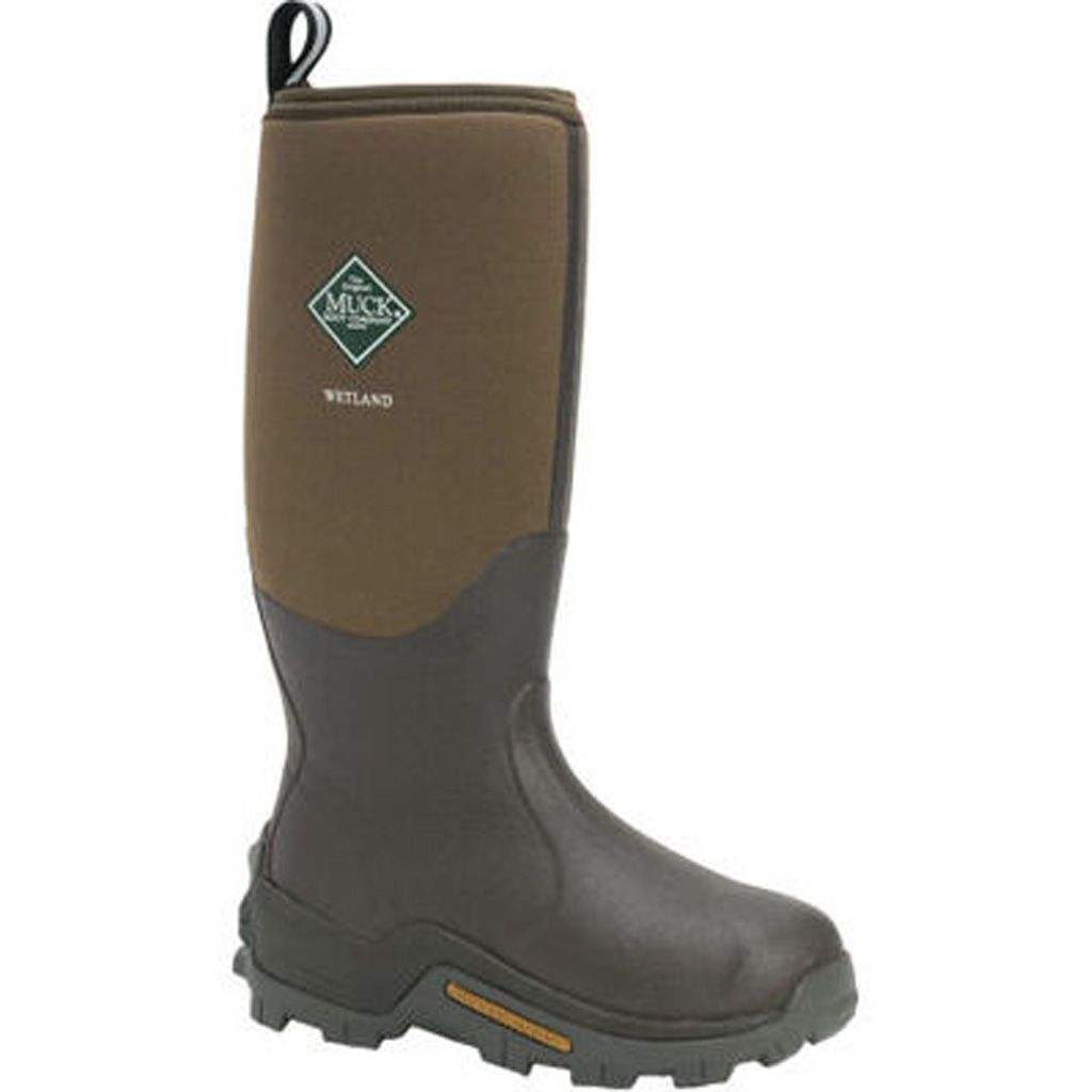 Muck Wetland Boot WET-998K-TN-090 Tan 9, Waterproof, -20 degF to 50 degF Range