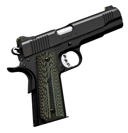 Kimber 3200347 Custom TLE II 10mm Pistol, Tritium Sights, 8rd, G-10 Grips
