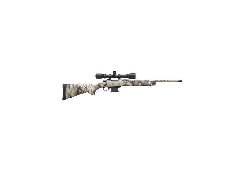 LSI HOWA Mini Action Rifle, 6MM ARC, 20" Heavy Threaded Barrel, Highlander Color, Nikko Stirling Scope 4-16x44