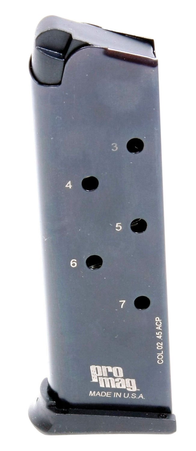 ProMag COL02 1911 Government 7rd .45 ACP Blued Steel Magazine