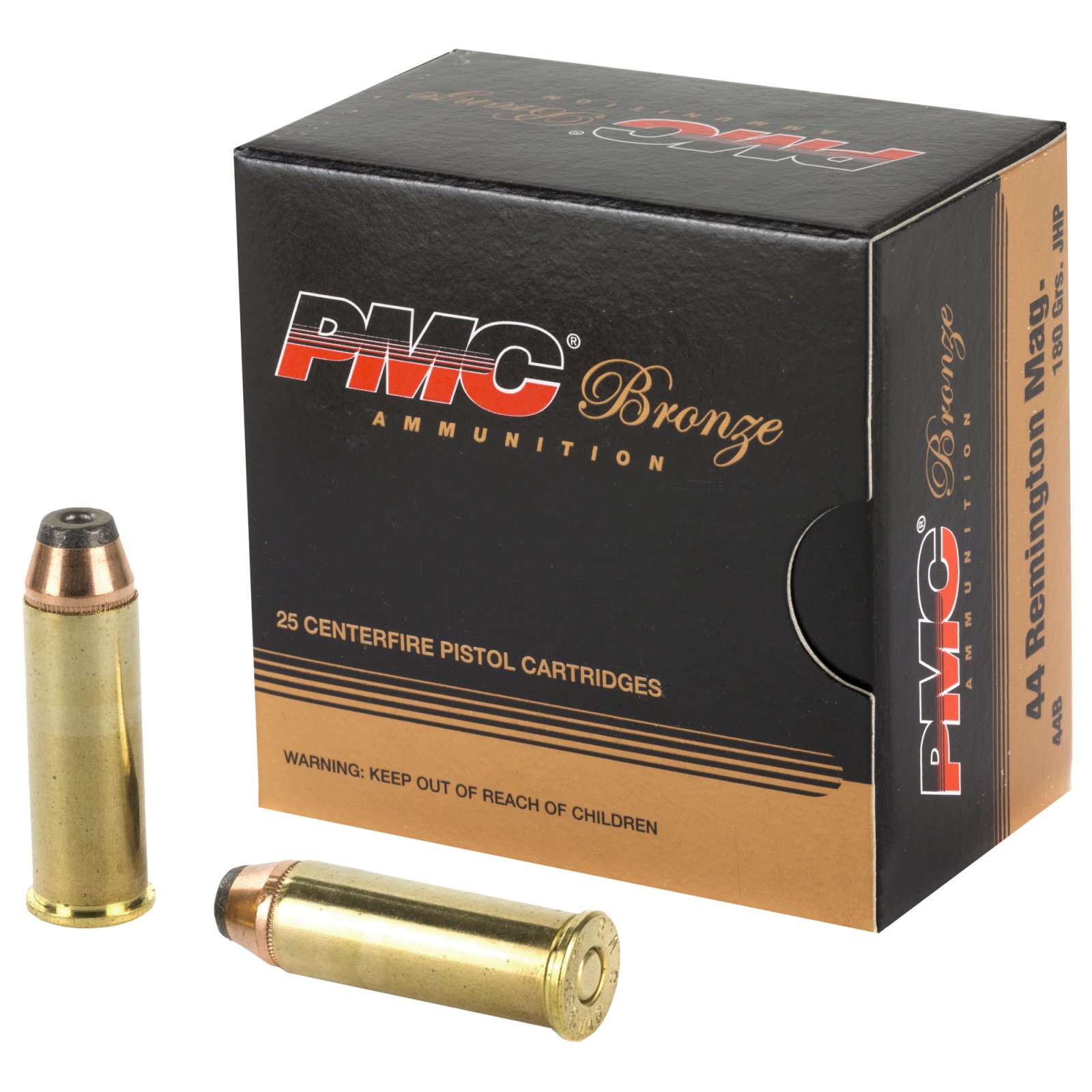 PMC 44B .44 MAG 180GR JHP Ammo 25 Rounds Box - PMC - 44 Magnum