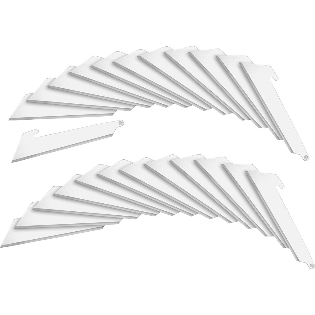 Outdoor Edge RRU30-24 RazorSafe 3" Utility Blades 24pk, 420J2 Stainless