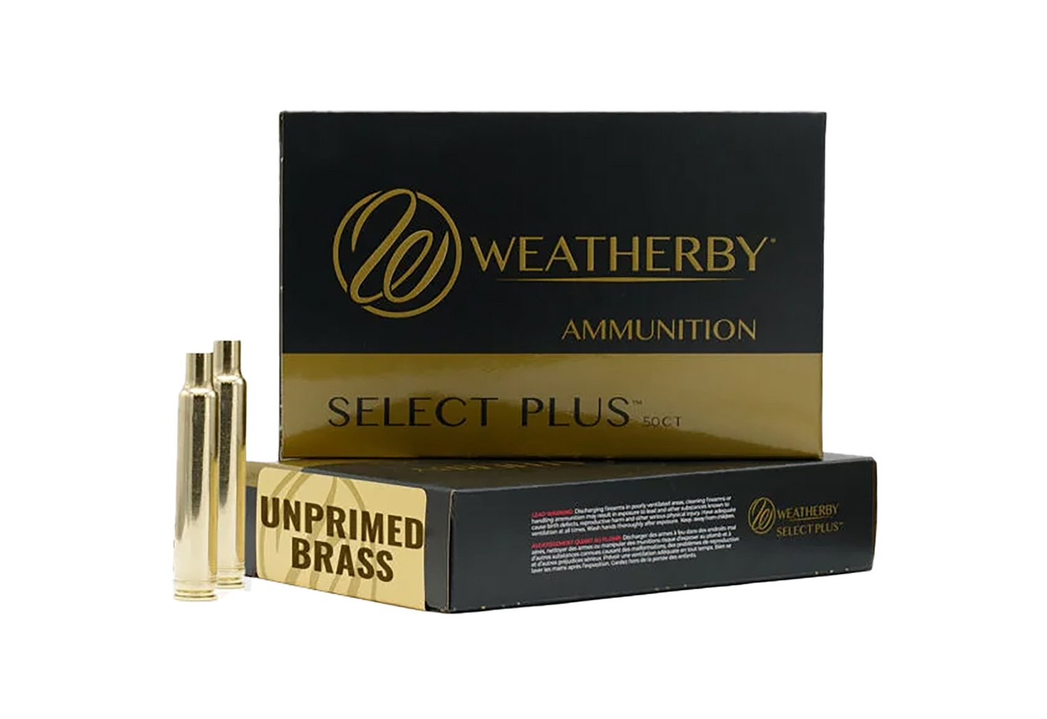 Weatherby BRASS65RPM50CT 6.5 Wthby RPM Unprimed Rifle Brass Cases