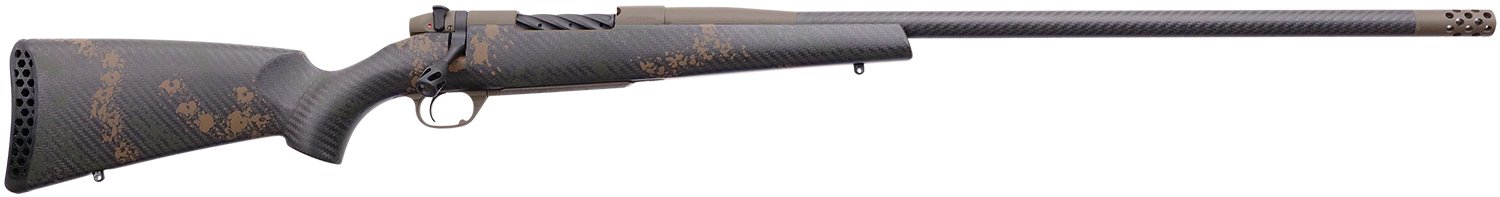 Weatherby Mark V Backcountry Carbon 2.0 .300 WBY MAG Bolt Action Rifle 26" Barrel Brown/Green - Weatherby - 300 WBY Mag