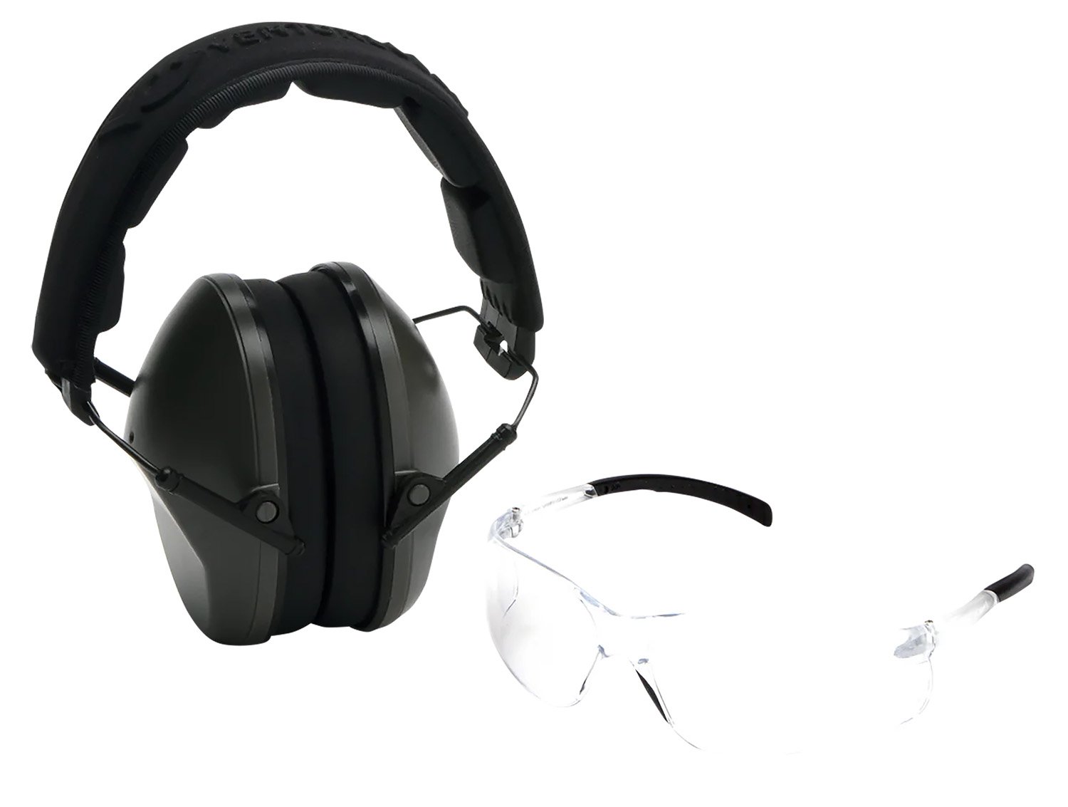 Pyramex VGCOMBO310 Eye & Ear Protection NRR 24dB Olive Drab Green