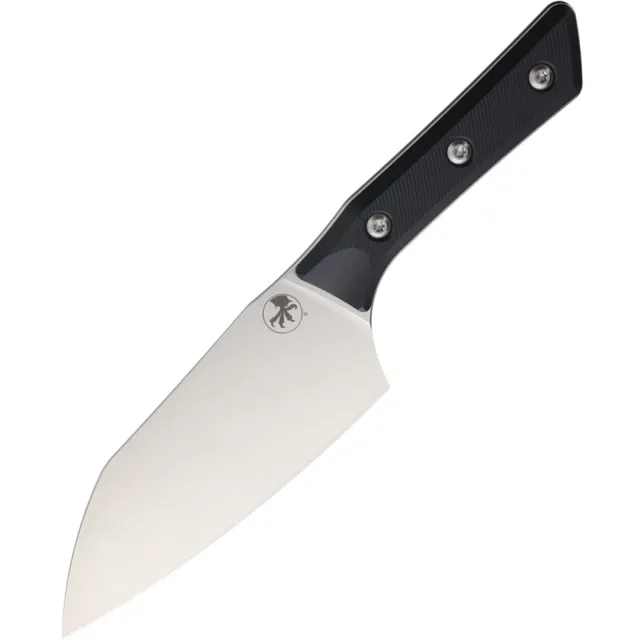 Microtech 3200-10BK Santoku Knife 6 In Stonewash Black G-10 Handle