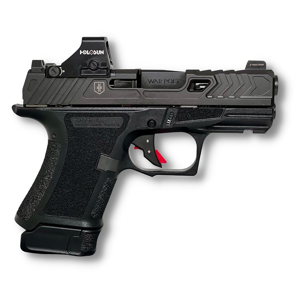 Shadow Systems SS-4083-H CR920 War Poet 9mm 3.4" 10rd Holosun 507C Black - Shadow Systems - 9mm