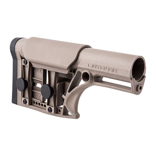 Luth-AR Fixed AR15/AR10 Stock Rifle LengthFlat Dark Earth (MBA-1F) - Luth-AR