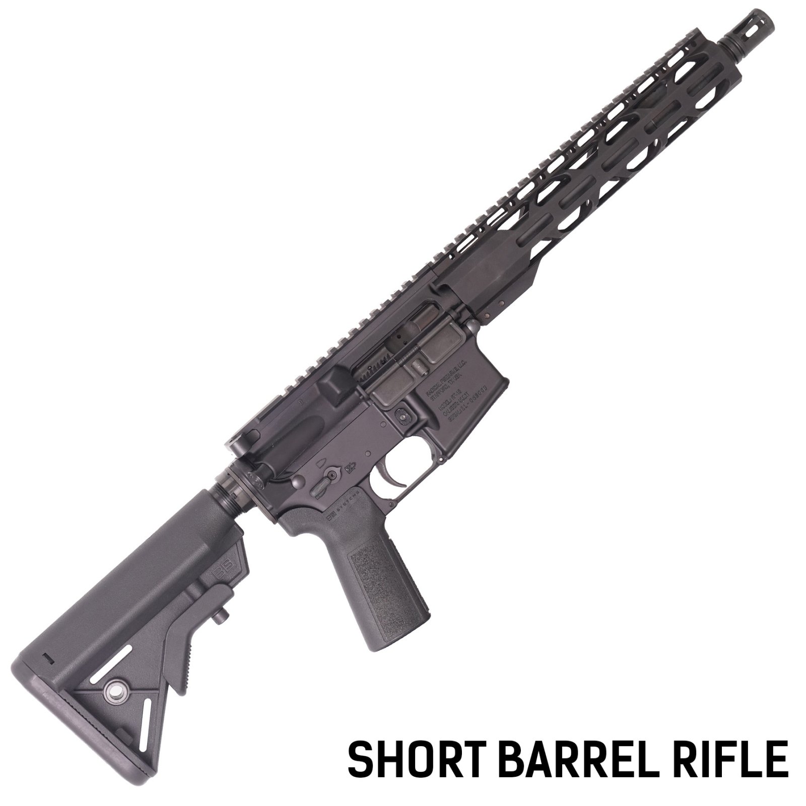 RF Radical SBR 5.56 10.5in 30RD B5 Stock Free Float MLOK BLK