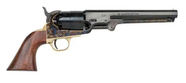 Traditions FR18512 1851 Navy Revolver .44 Cal 7.375" Blued Barrel Walnut Grip - Traditions Performance Firearms - 44 BLKPOWDER