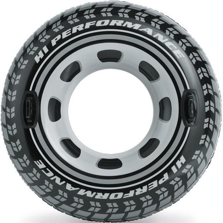 INTEX 56268EP Monster Truck Tire Tube 45 In, 2-Air Chambers & Handles