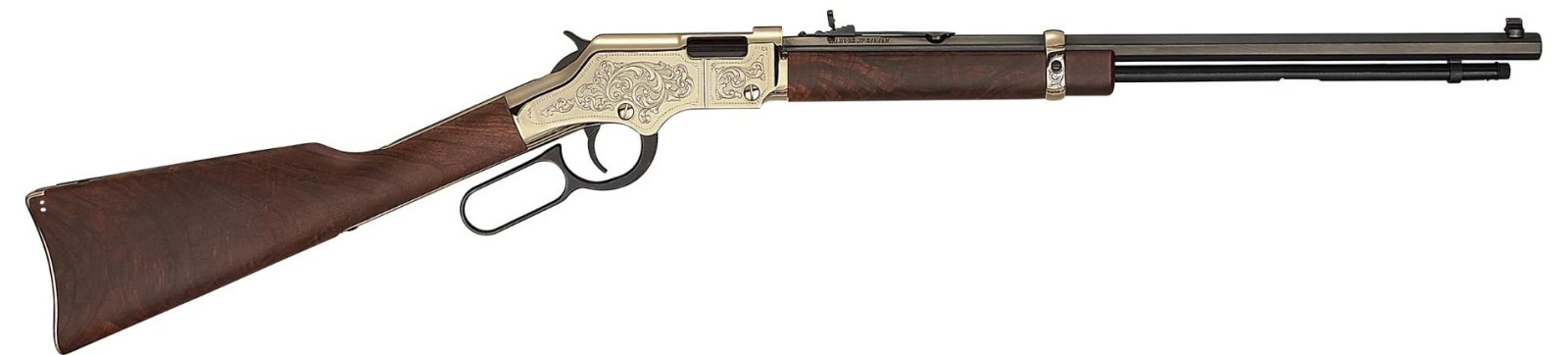 Henry Golden Boy Deluxe Engraved .22 LR 20.5 in Octagon Barrel Lever Action - Henry Repeating Arms - 22 LR