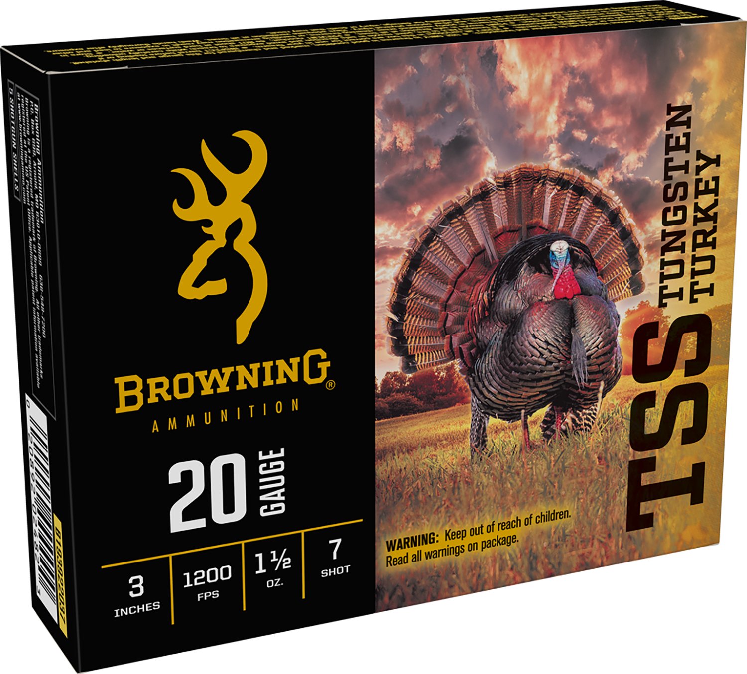 Browning TSS Turkey 20 Gauge Ammo 3" 1 1/2 oz 7 Shot 1200 fps - Winchester - 20 Gauge