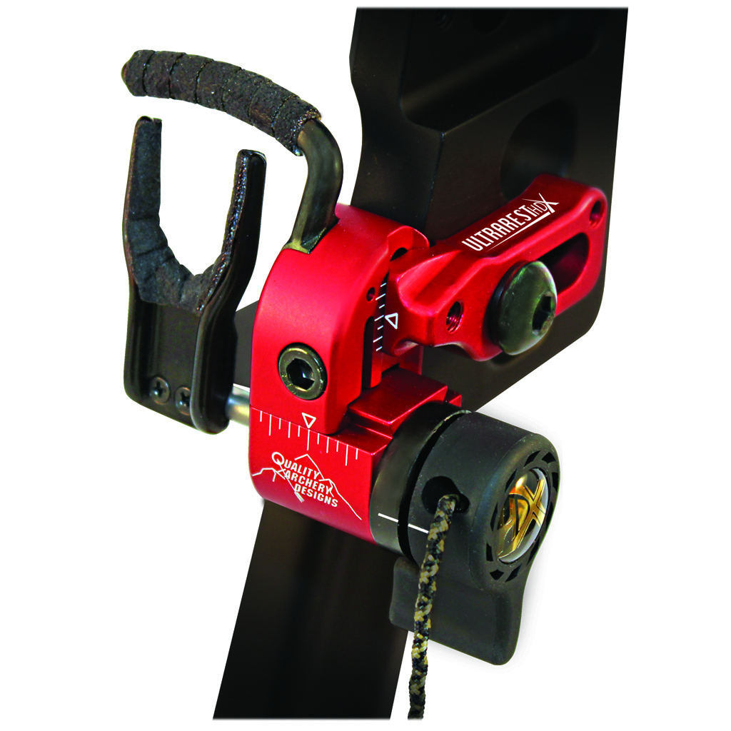 QAD UHXRD-R UltraRest HDX Red RH Drop-Away Arrow Rest, Noise-Reducing