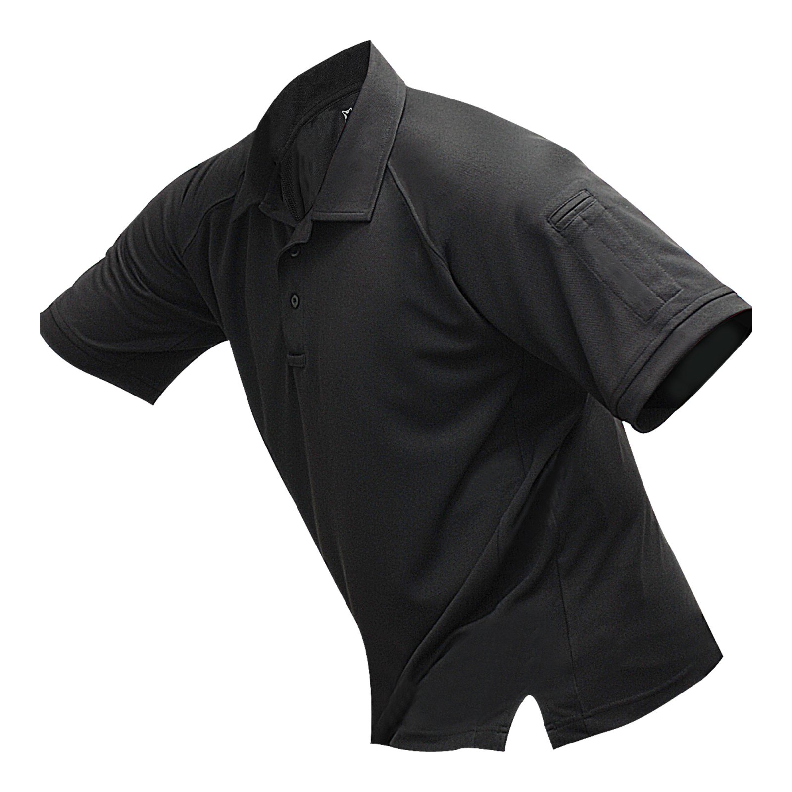 Vertx F1 VTX4000P BK 2XL Coldblack Polo Shirt, Black, Polyester, 2XL