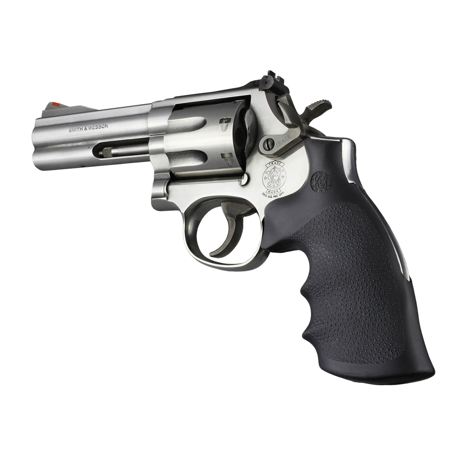 Hogue 19002 Conversion Monogrip Black Rubber with Finger Grooves for S&...