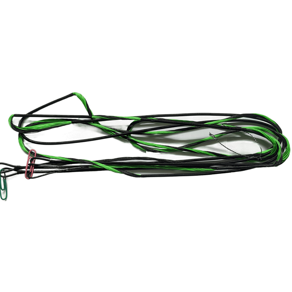 J and D Genesis D97 String and Cable Kit Black/Flo Green 79.25/31 in.