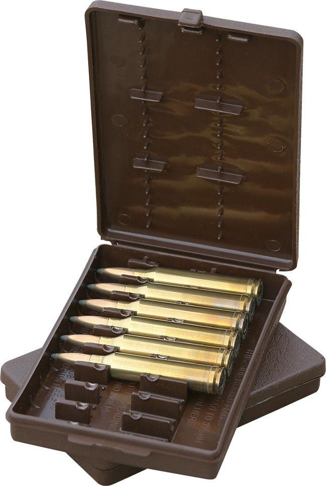 MTM Case-Gard W-9-LM-70 Ammo Wallet Rifle Multi-Caliber 9rd Brown Polymer