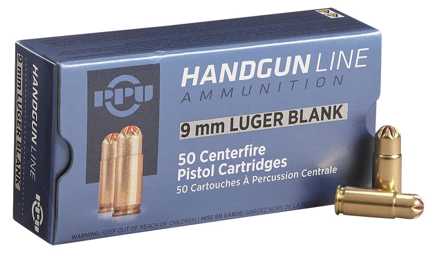 Prvi Partisan PPU PPB9L 9mm Luger Blanks 50 Rounds - Prvi Partizan - 9mm Luger