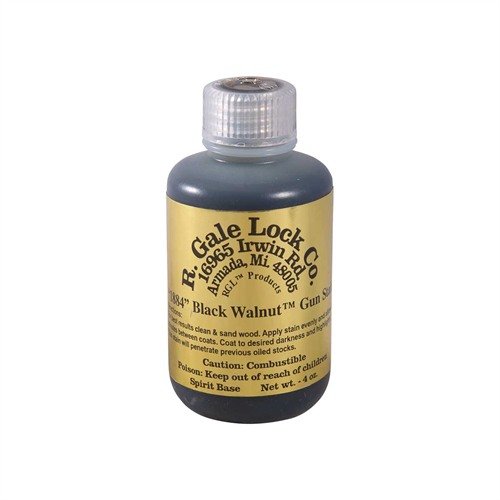 R. GALE LOCK CO. 1884 BLACK WALNUT STAIN 4 OZ. - R. GALE LOCK CO.