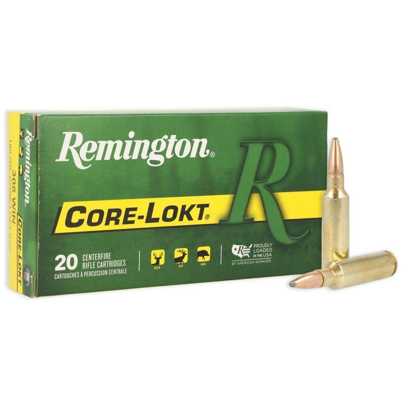 Remington Core-Lokt Centerfire Rifle Ammo 300 WSM 150 gr. Pointed Soft Point Core Lokt 20 rd.