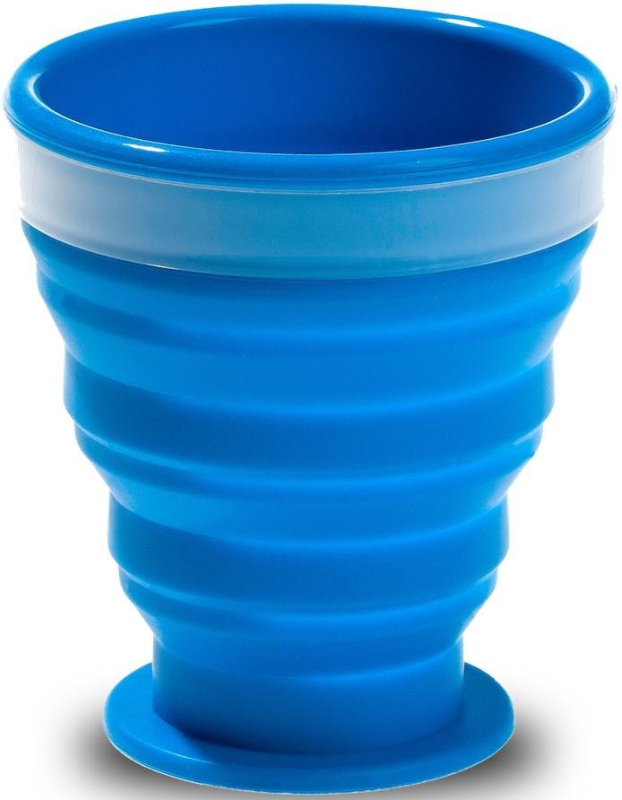 Caddis Alpine MT Gear Collapsible Silicone Cup Blue AMGCSC
