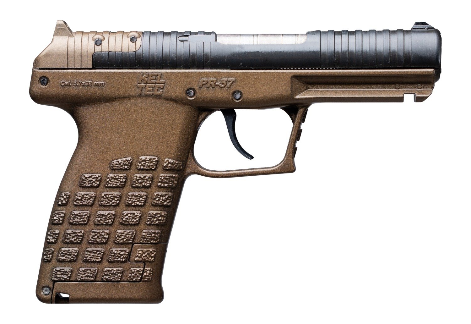 Kel-Tec PR57 5.7x28mm Pistol 4.64" Burnt Bronze Optic Ready 20+1