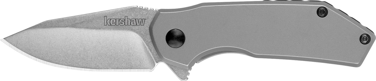 Kershaw 1375 Valve 2.25" Speedsafe Flipper Stainless Steel Scales - Kershaw - DROP POINT