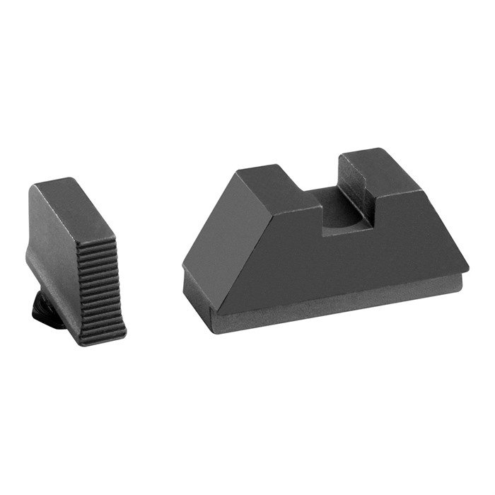 AmeriGlo GL-457 5L Optic Comp Sights Serrated Front .240"/.315" for Glock - AMERIGLO