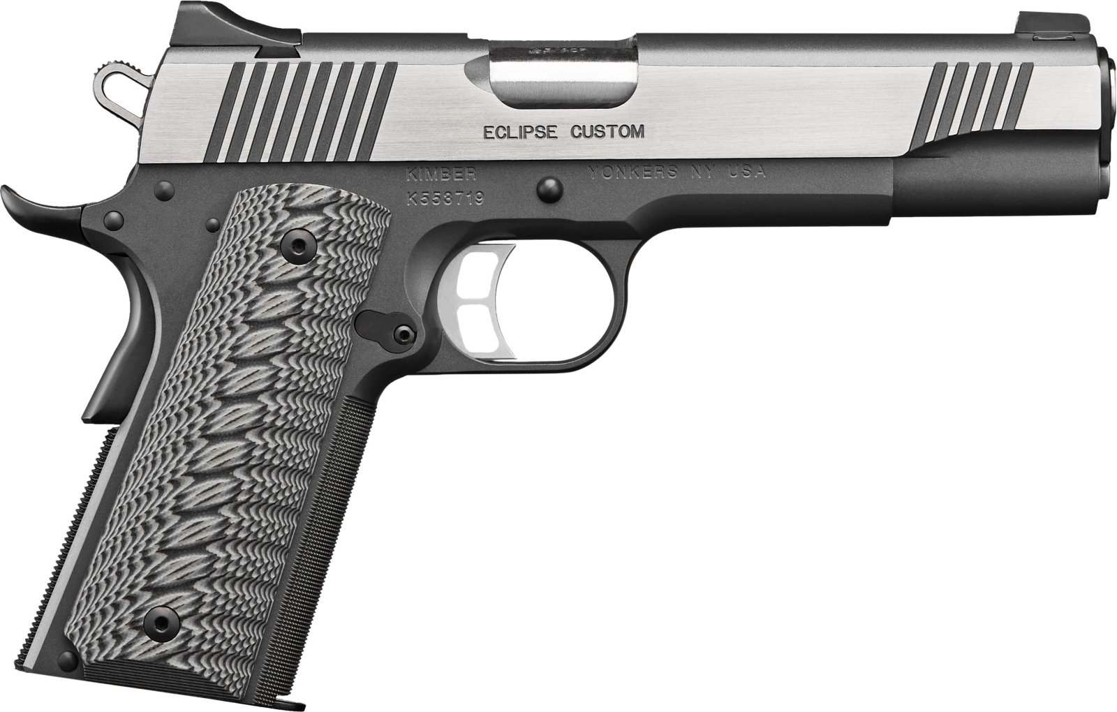 Kimber 3000238 Eclipse Custom .45ACP Pistol 5" Tritium Sights 8rd - Kimber Manufacturing, Inc. - 45 ACP