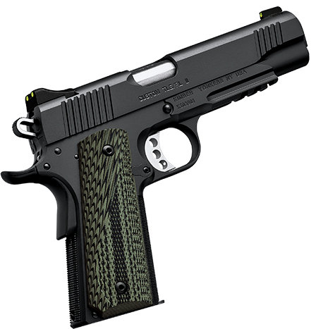 Kimber 3200338 Custom TLE/RL II 10mm Pistol, Tritium Sights, 8rd, G-10 Grips