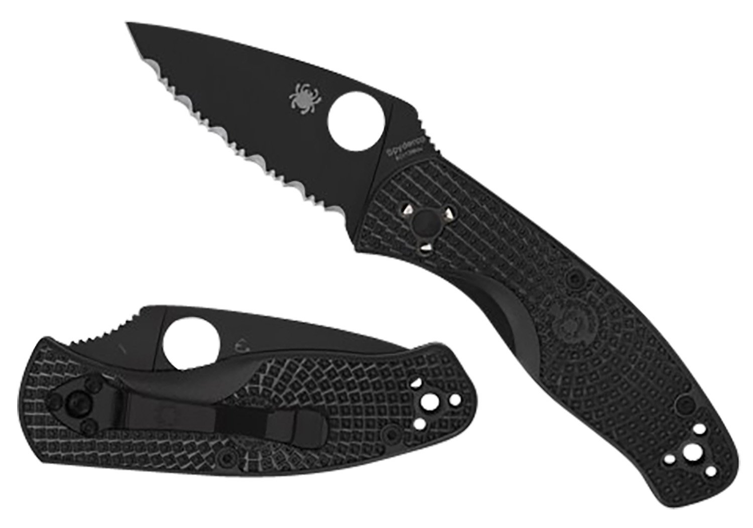 Spyderco C136PBBK Persistence Lightweight Black Plain Edge Knife - Spyderco