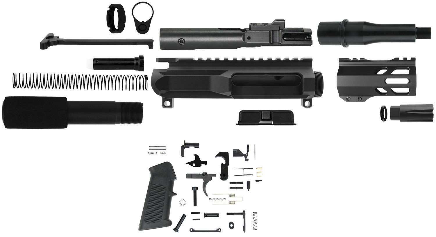 TacFire SSPK45ACPLPK4 .45 ACP Black Steel Pistol Kit - TacFire - PISTOL KIT